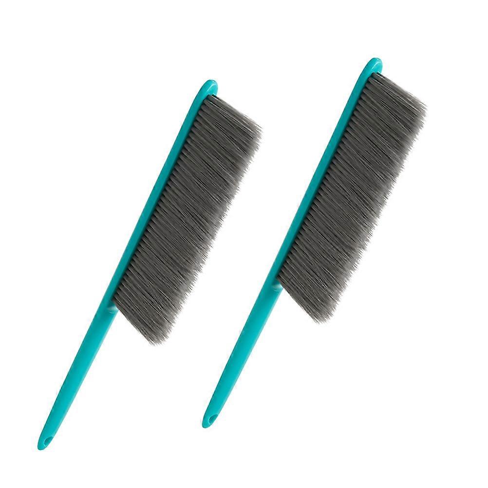 Durable Home Cleaning Brush with Supple Bristles for Bed and Carpet Cleaning Blue