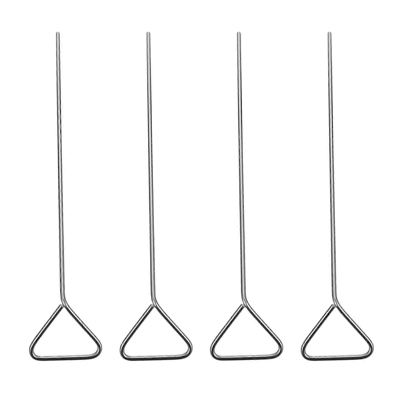 4pcs Stainless Steel Cell Spreaders Set for Efficient Cell Coating & Streaking in Microbiology Experiments