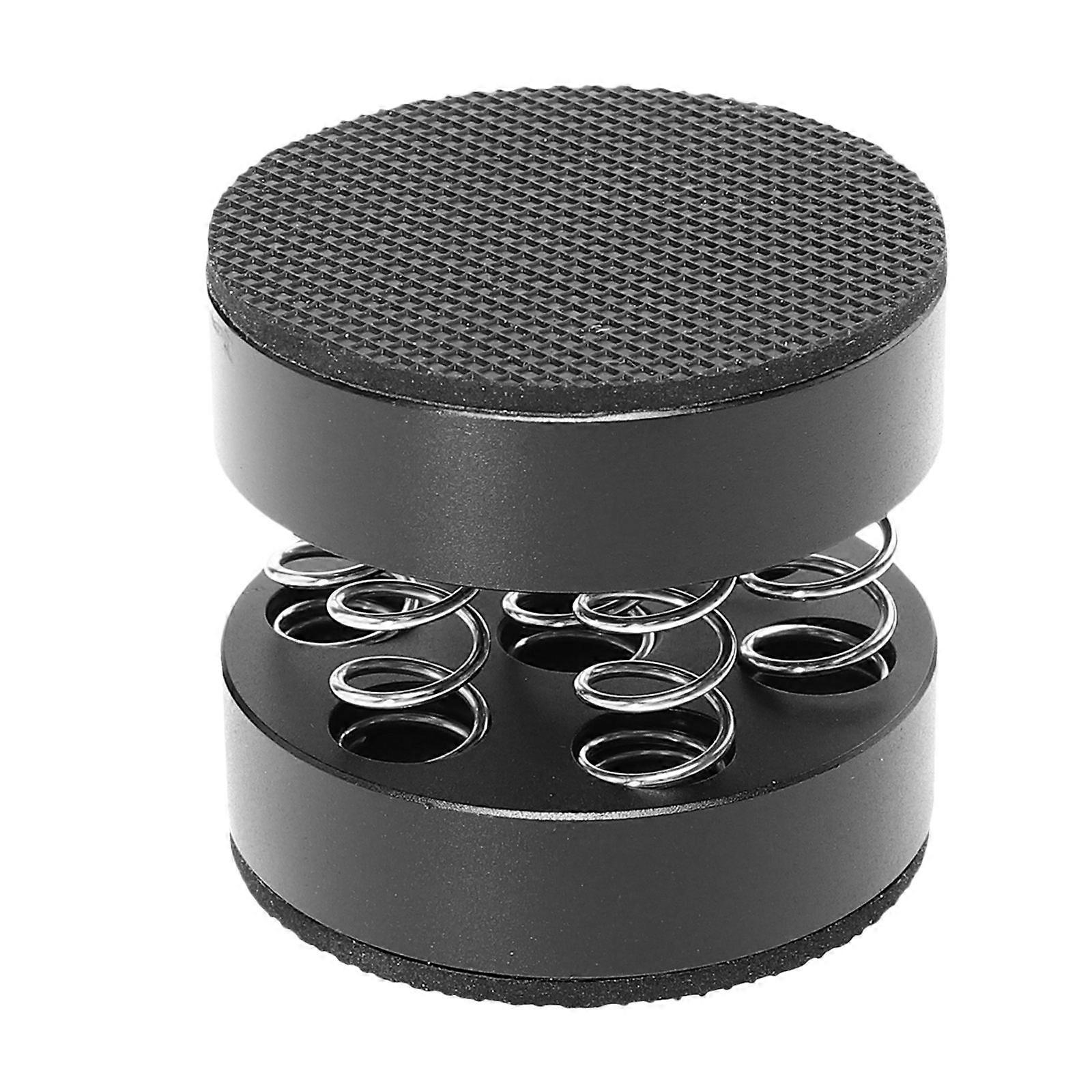 Isolation Pads for Amplifiers Amplifier Spring Pads for Audio Enthusiasts Black Aluminum Alloy Height Increase 1Pcs