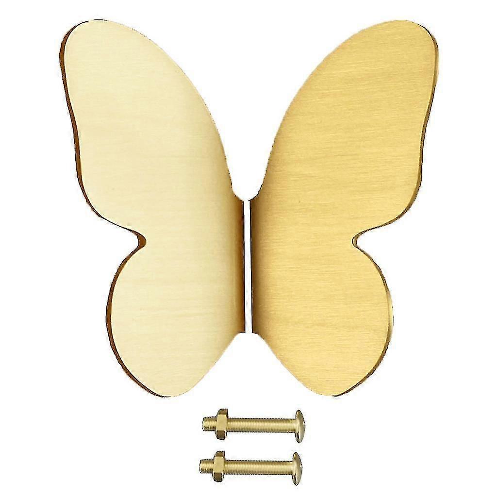 Luxury Gold Butterfly Cabinet Drawer Pulls Wardrobe Dresser Cupboard Knobs C