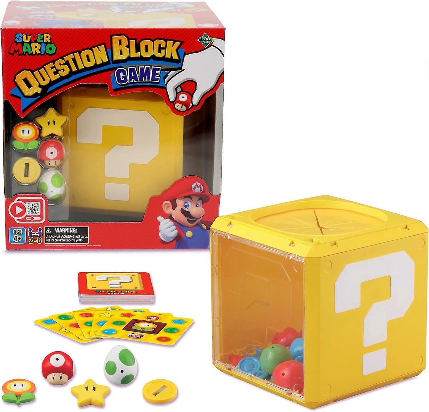 Epoch Super Mario Question Block Game Toy