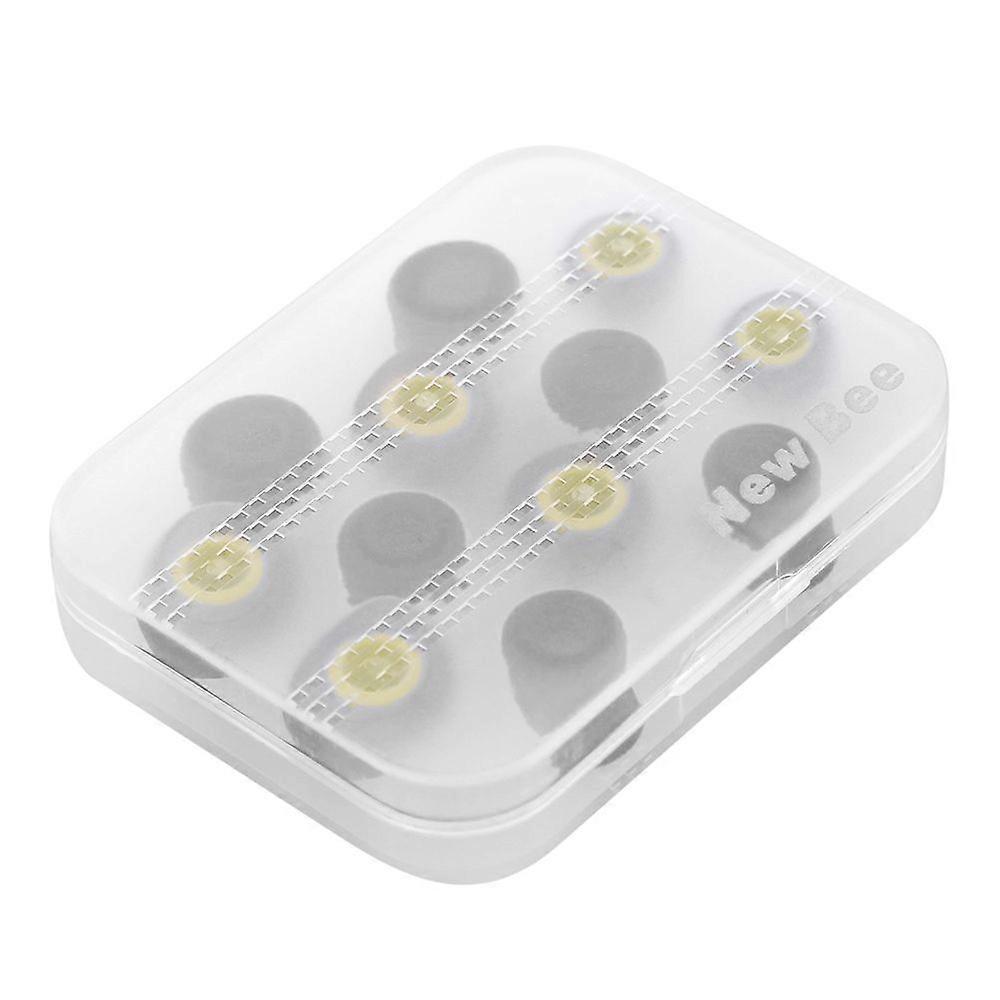 New Bee Replacement Earbud Tips Memory Foam Ear Foam Cotton Silicone Earbuds 6 Pairs