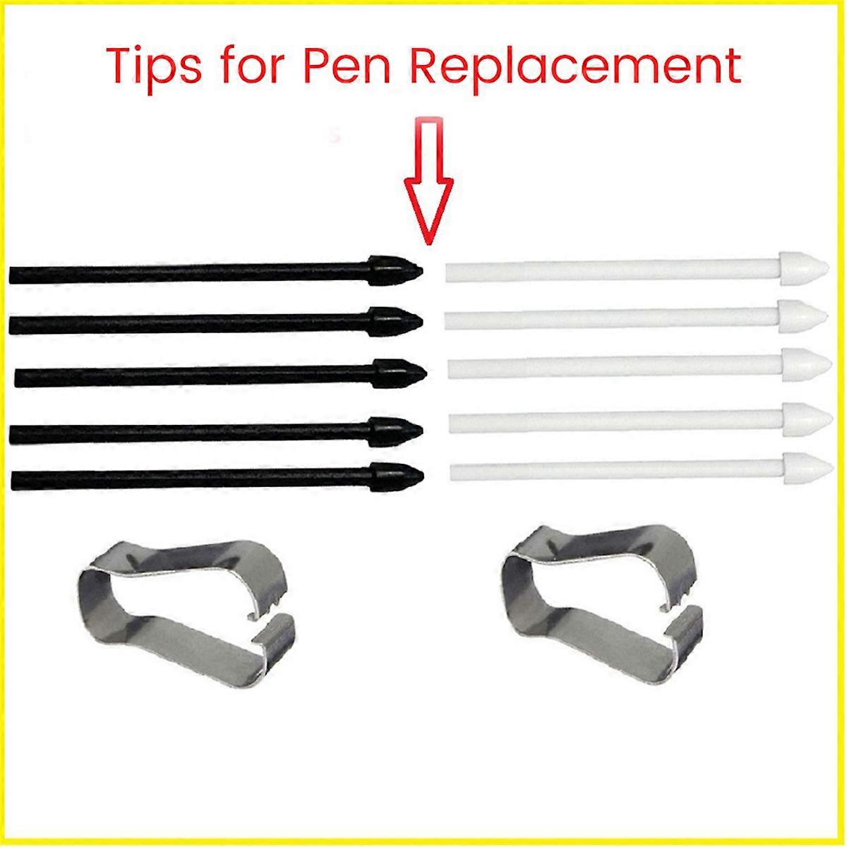 Touch Stylus Tips Nibs+ Pen Clip for Tab S7 S7+/S6 Lite/Note10/Note20 Universal Stylus Tip