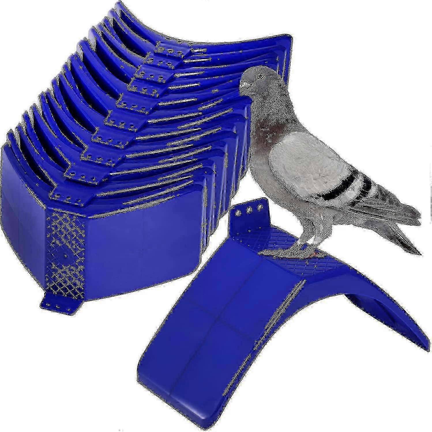 Pigeon perches for doves, 20 pcs plastic roost holder set