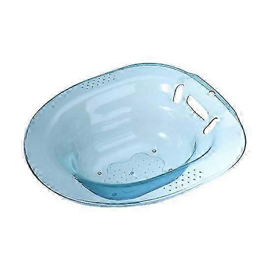 Hemorrhoids Sitz Bath Large-capacity Wide Seating Area Anti-overflow Toilet Wide Seat Universal Fit Sitz Bath
