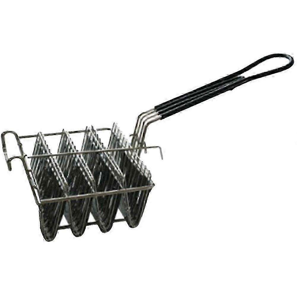 Tortilla frying basket, can fry 4 pieces, non-stick and time-saving