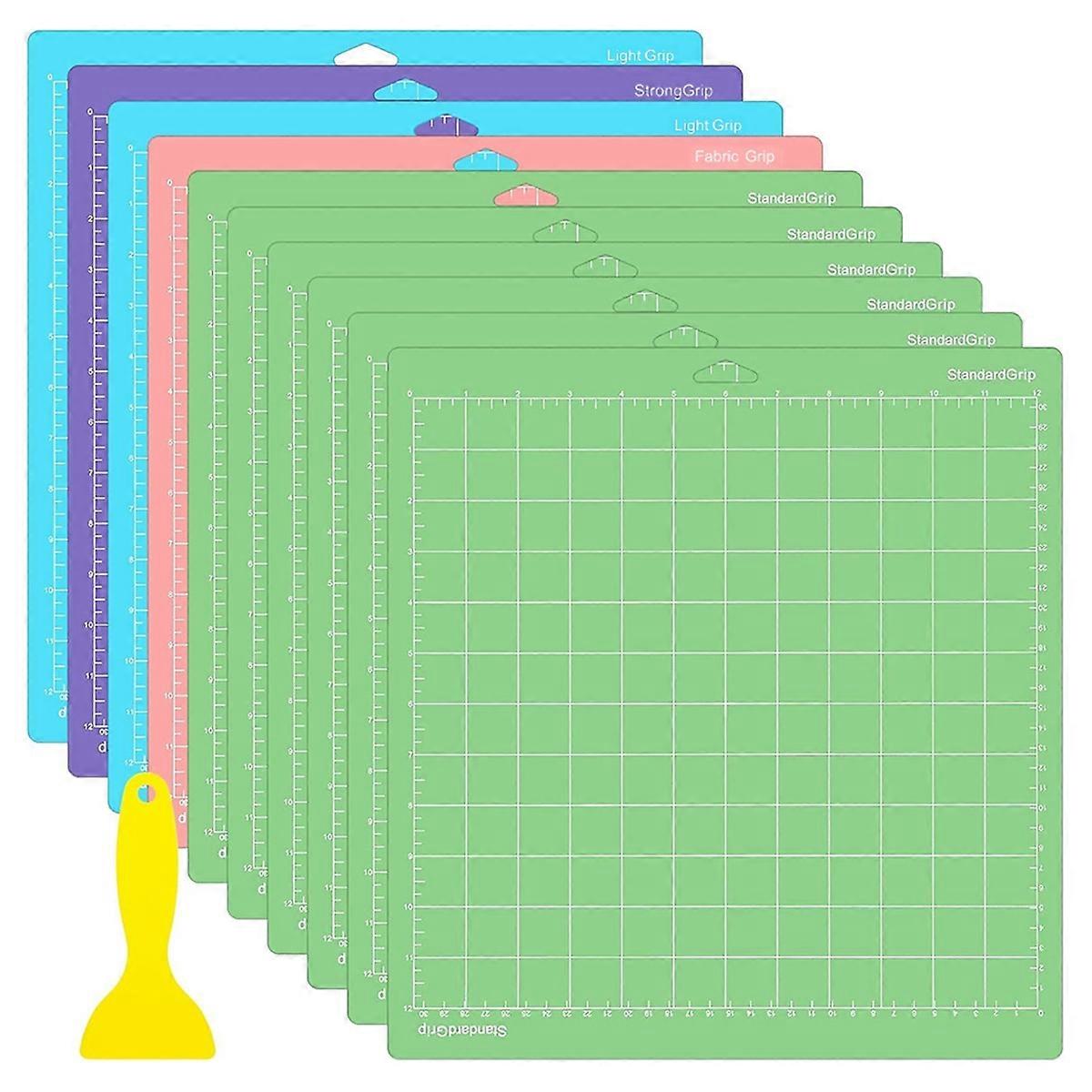 10 Pack Cutting Mats -12x12Inch Cutting Mats Accessories - Mats for Explore Air 2/ Maker 2/3