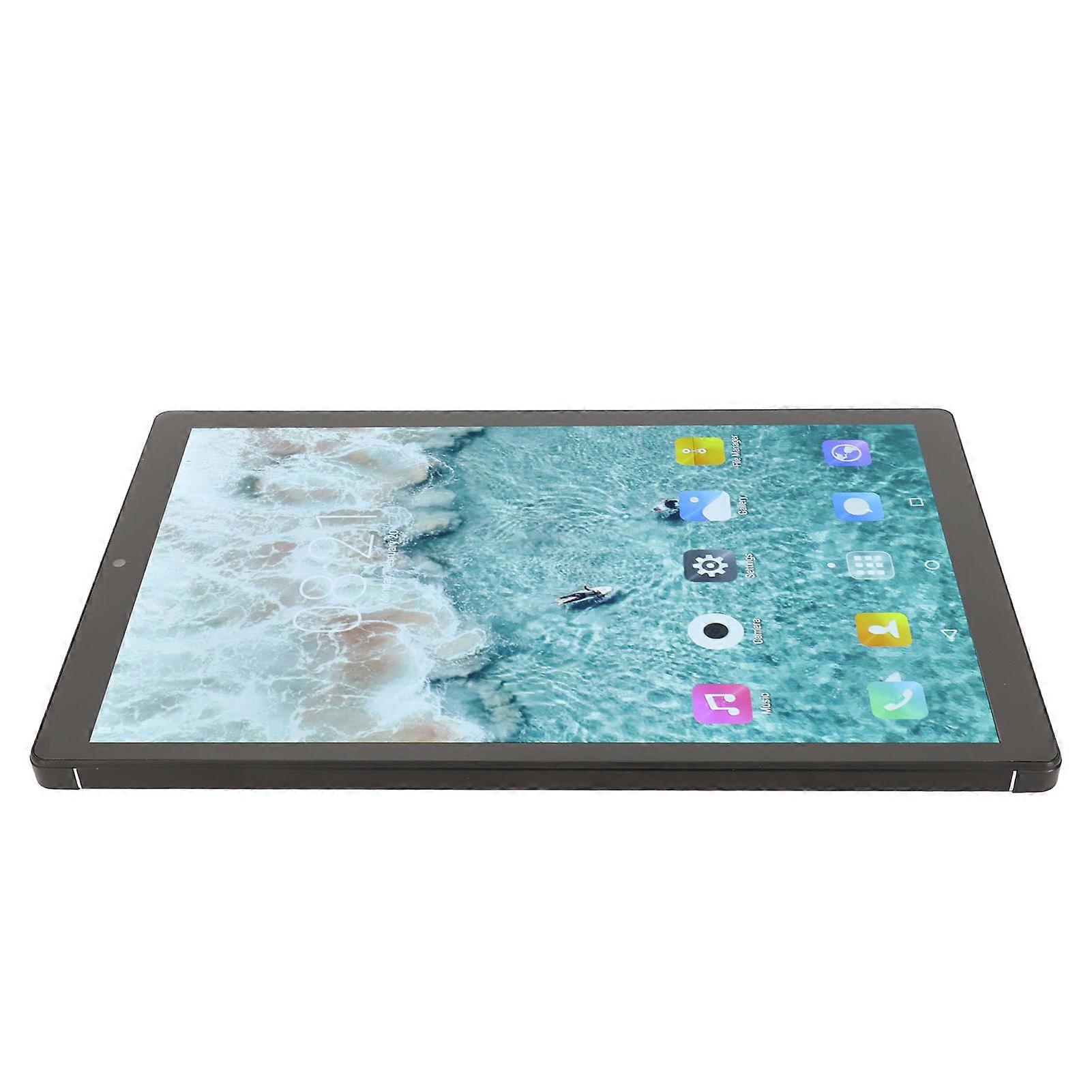 10.1 Inch Tablet TAB910 4GB RAM 64GB ROM Android 12 Black EU Plug