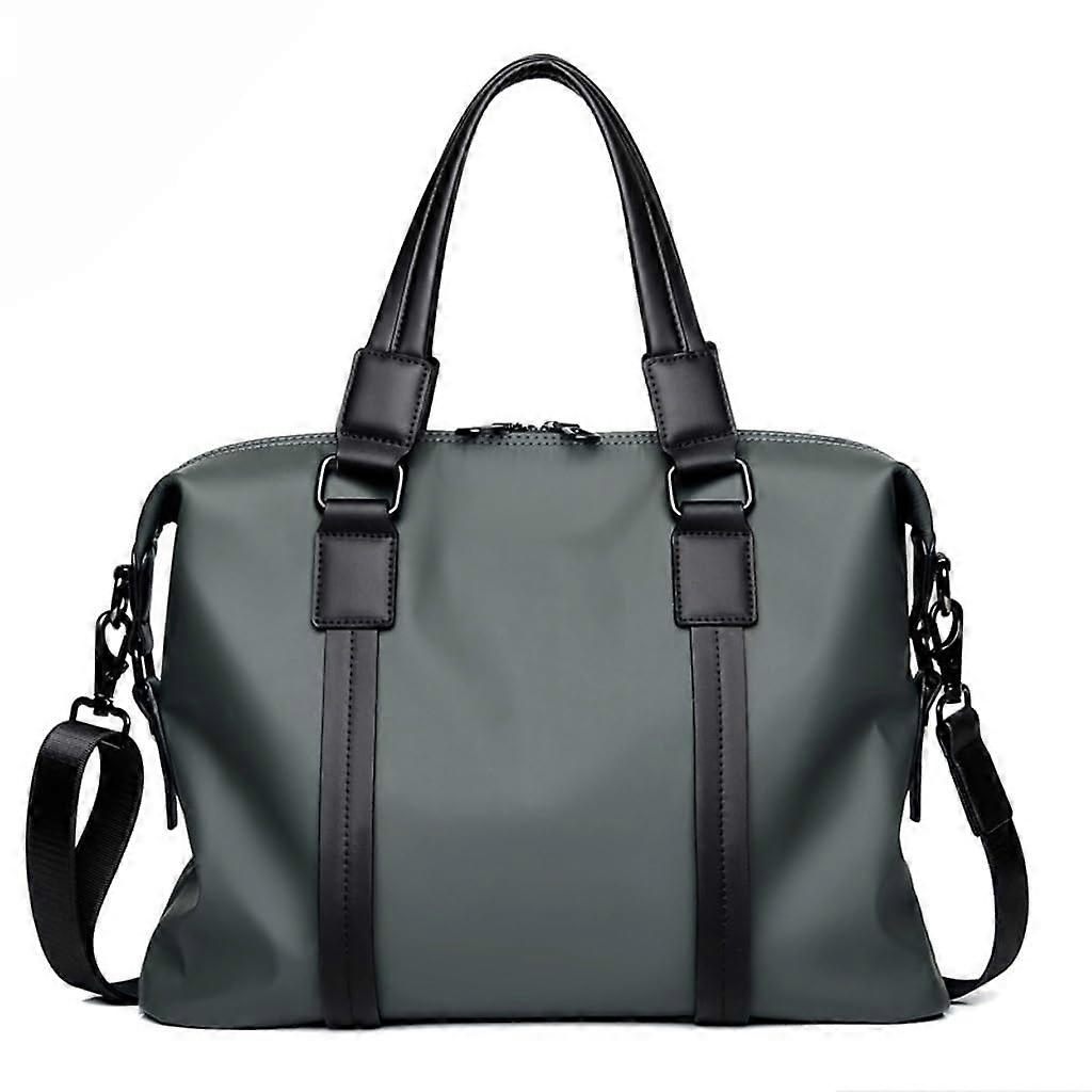 Men's Handbag Leather Briefcase Large Capacity Business Portfolio For Documents