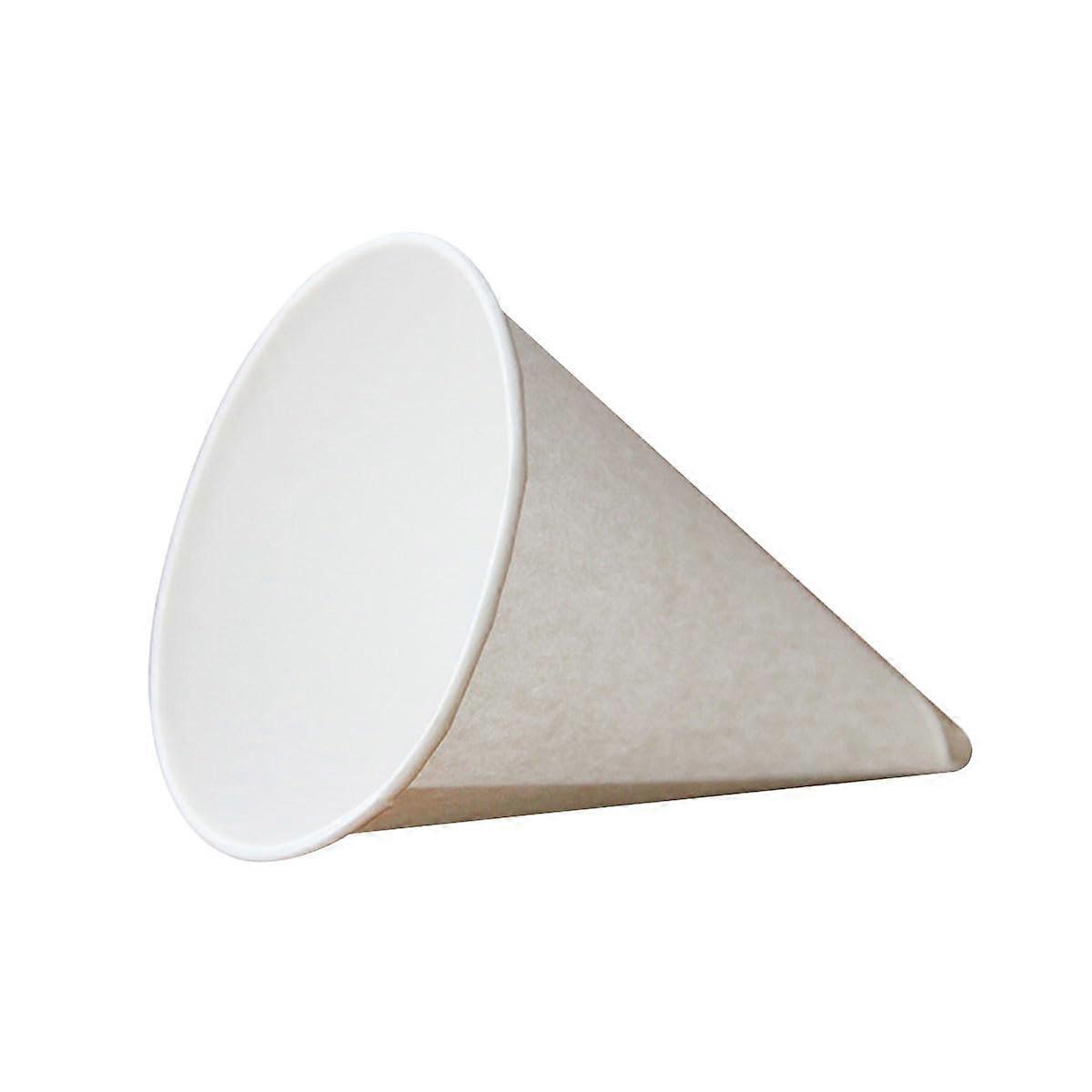 Paper Cup Cone-Shaped Leak-Proof Water Storage Cups Pack Of 250 For Fruits Coffee Juice Ice Cream