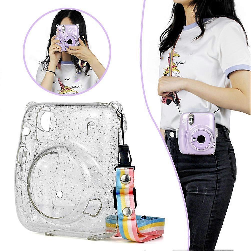 Stylish Protective Case for Instax Mini 11 with Adjustable Strap and Vivid Patterns