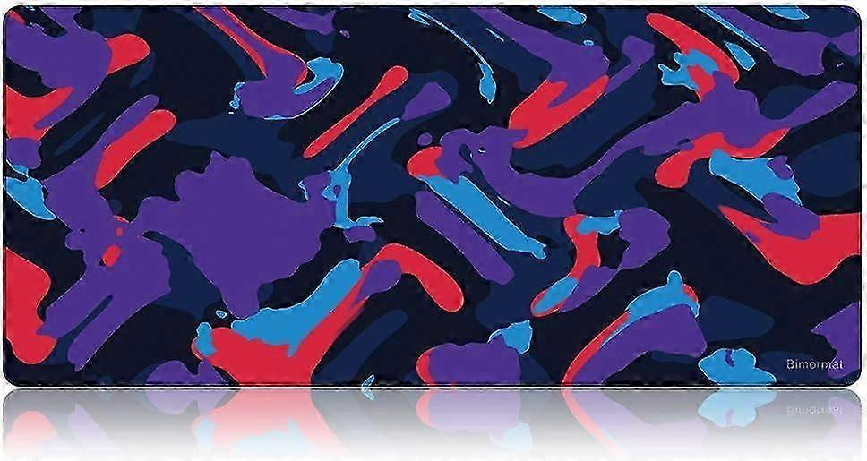 2025 Desktop Gaming Mouse Mat Keyboard Extended Large Mouse Pad 35.4" x 15.7",Computer Laptop Desk Mat Thick Enough for Smooth&Durable Waterproof Surf