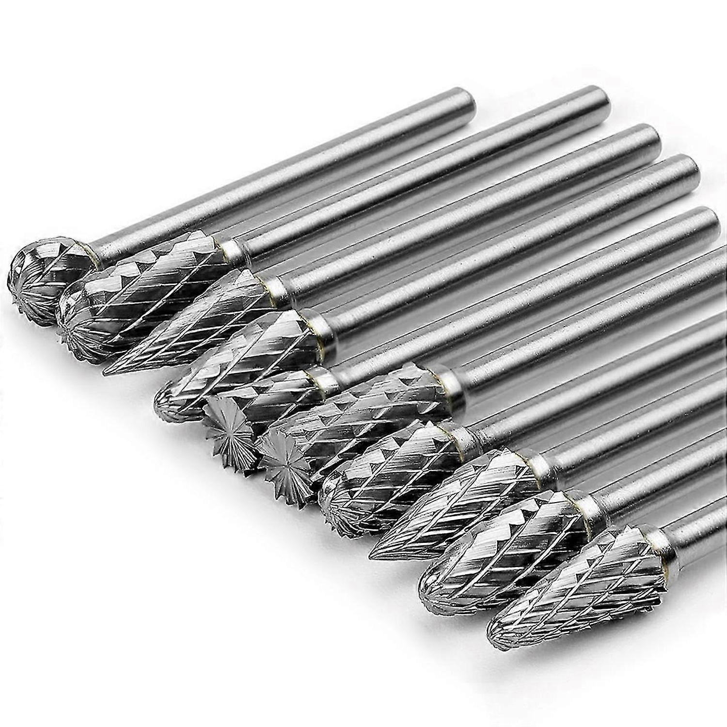 Carbide Burr Set Compatible with for Dremel Rotary