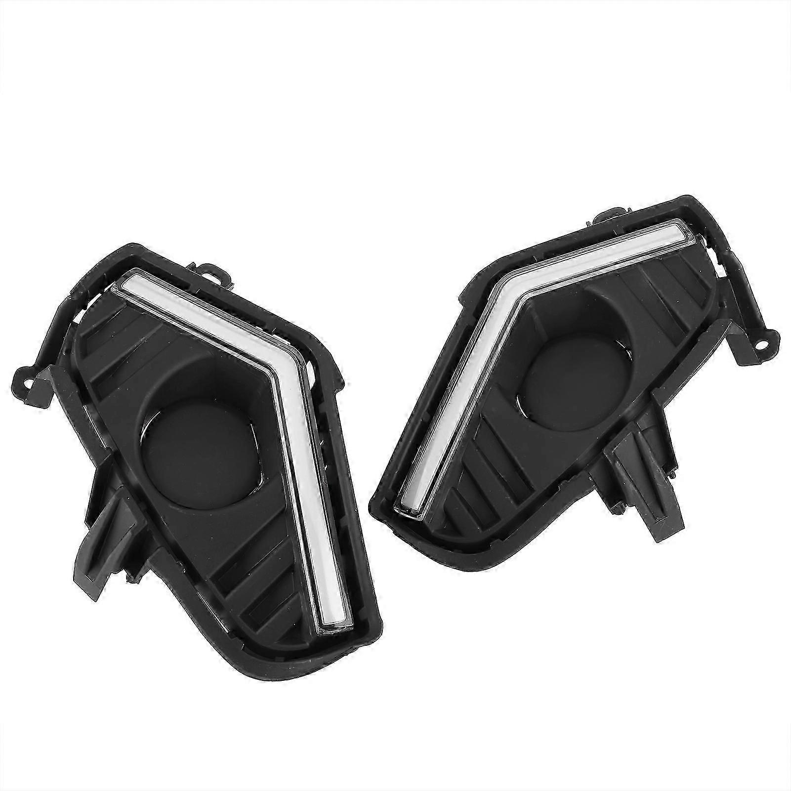 2pcs LED Daytime Running Light with Fog Lamp Car Accessory Fit for RAV4 20192020