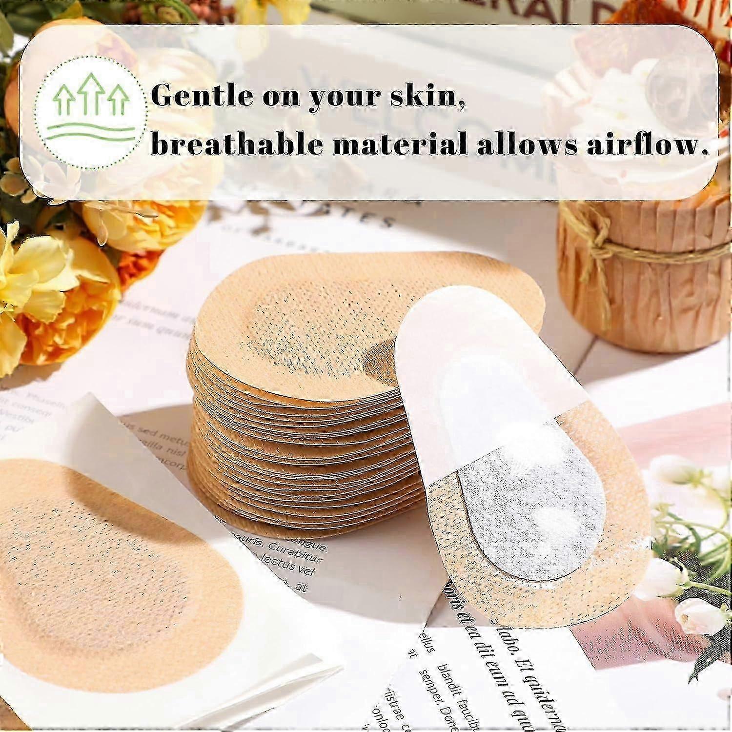 20 Pcs Adhesive Eye Patches, Breathable Eye Patches for Adults Eye Pad Disposable Eyepatch Latex Free Adhesive Bandages for Lazy Eyes