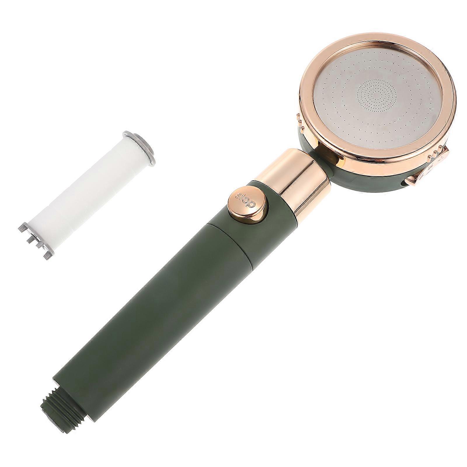 ABS Shower Head Pressurized Shower Nozzle 1Set for Bathroom Use