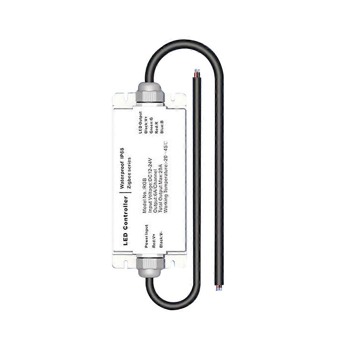 Tuya Zigbee DC12V 24V LED Strip Waterdichte Controller IP68 Regenbestendig ZIGBEE Tuya Voice Afstandsbediening RGB