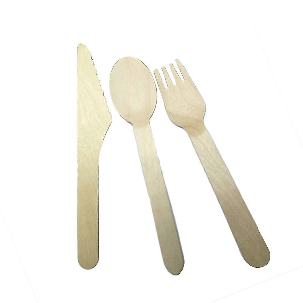 Kitchen Eating Tableware Spoons Forks Cutters Set For Various Occasions Assorted Color 14cm 100Pcs