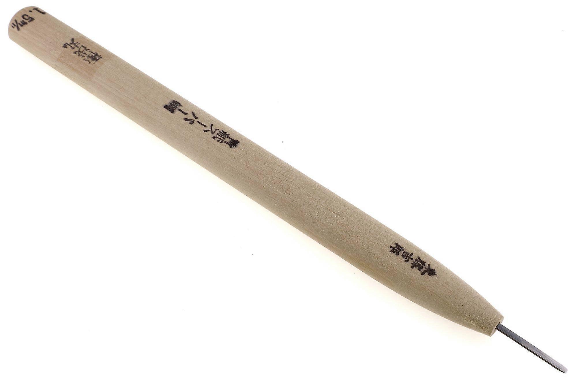 Tokichiro 1.5mm Japanese Micro Wood Carving Tool Chisel Ultra Shallow Gouge
