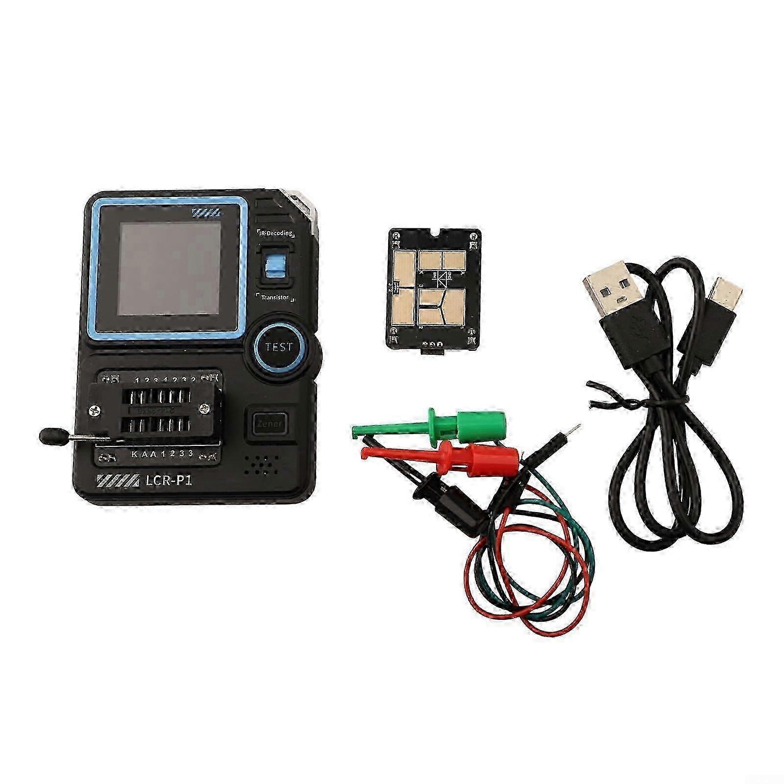LCRP1 Transistor Tester, Diode Triode Capacitance ESR Meter with Display