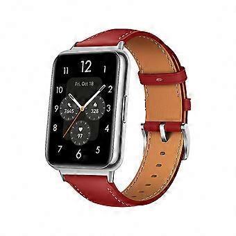 Comfortabele PU-lederen polsbandband voor Watch Fit 2, vervangende armbandlus