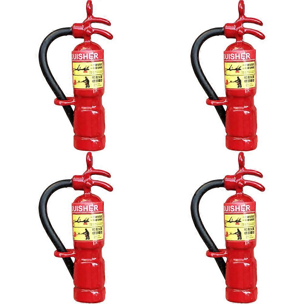 Mini Fire Extinguisher Models for Simulation Decor 4Pcs