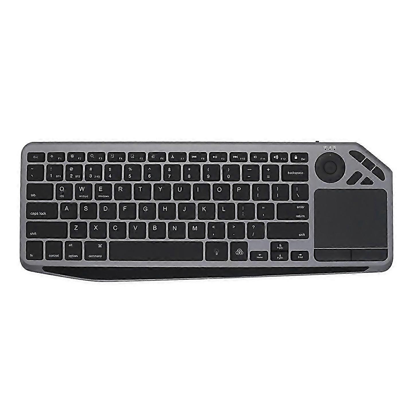 For Bluetooth Wireless Keyboard With Touchpad 7colors Backlit