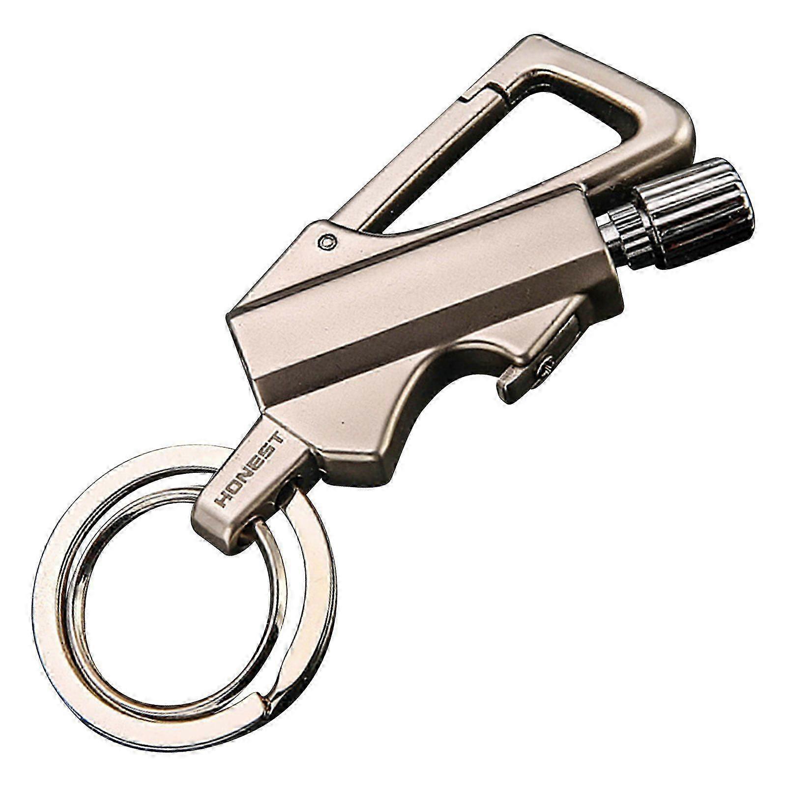 3 en 1 porte-clés briquet ouvre-bouteille étanche portable en plein air survie multi outil pour camping randonnéez