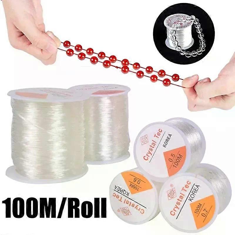 Elastic Thread For Jewelry Making Bead Bracelet and pearl NecklaceStrong and Stretchy Elastic String Cord To Make Bracelets