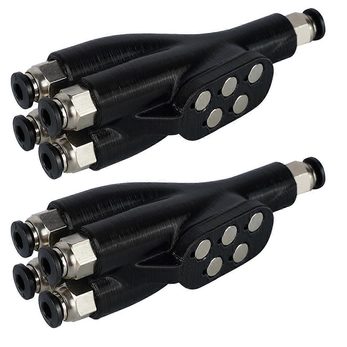 For Connector 4-in-1 PTFE Adapter Pipe Expansion Port 4 Feeding for X1 X1C P1P P1S A1 A1min