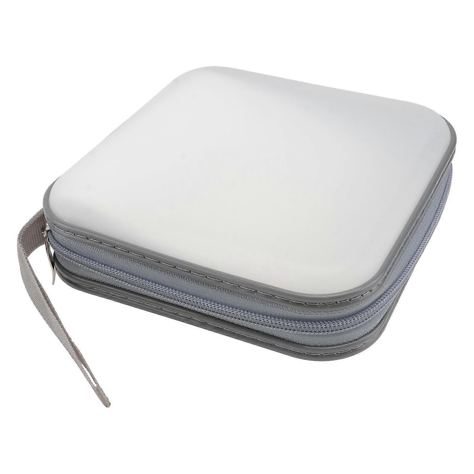Dvd Case Plastic Cd Storage Case Home Use Shock Absorption Rectangular 6×6×1.6in 1Pcs