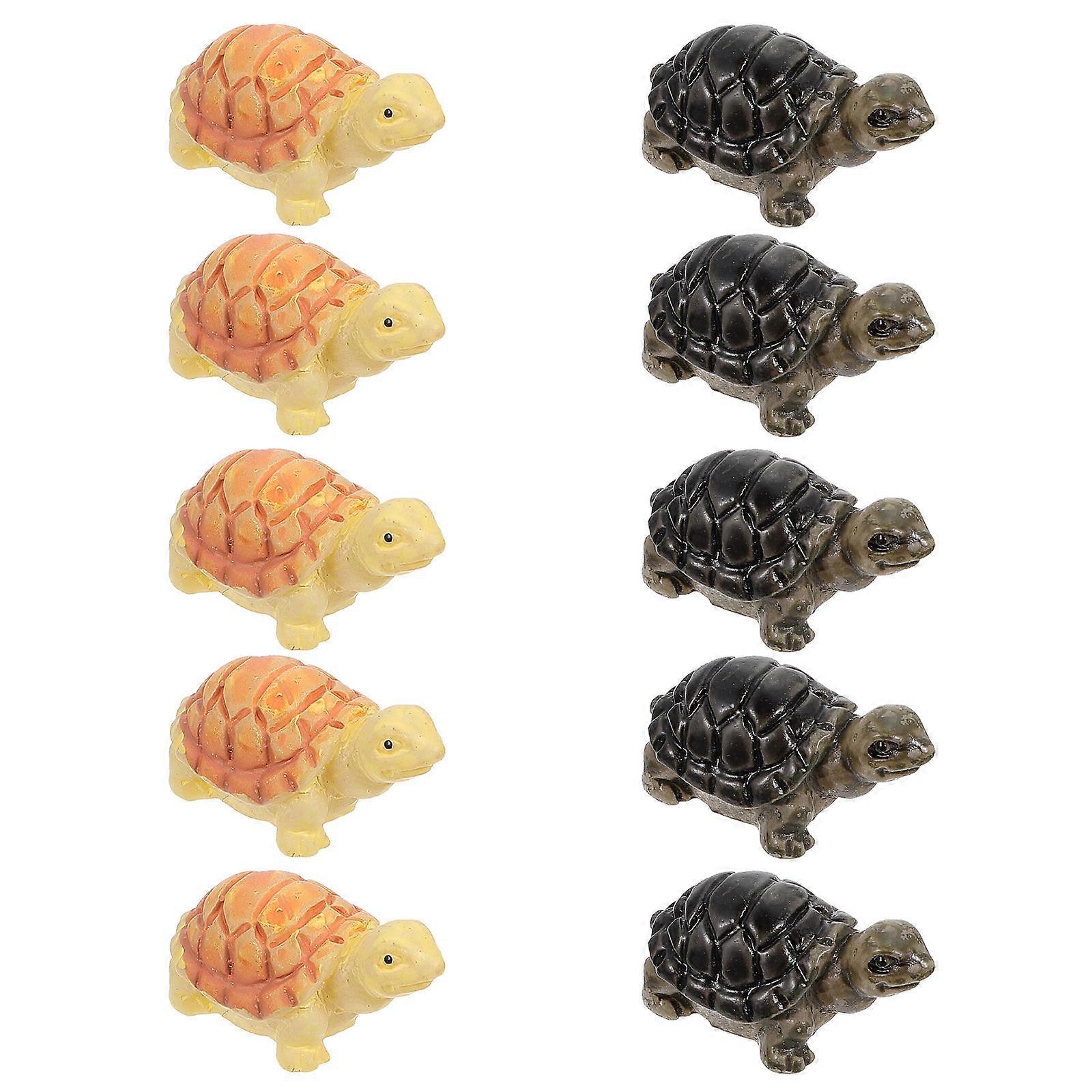Figurines Tortoise Mini Turtle Statues for Decoration Use 20Pcs