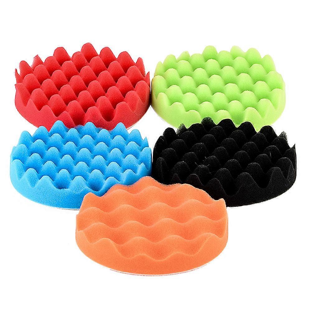 Buffing Sponge Pads Car Polishing Waxing Kit Featuring 15Pcs Buffing Sponge Pads