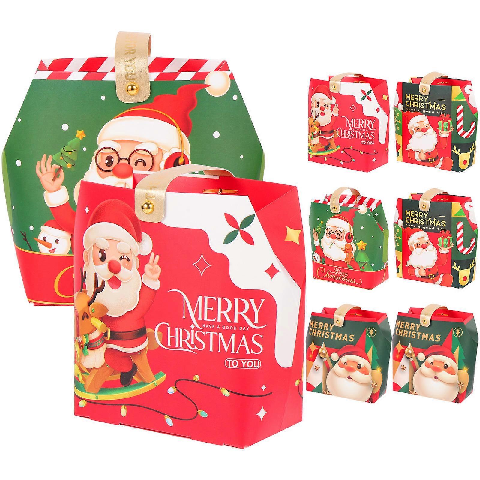 Rectangular Gift Packaging Boxes Christmas Themed For Classroom Activities 40 Pcs