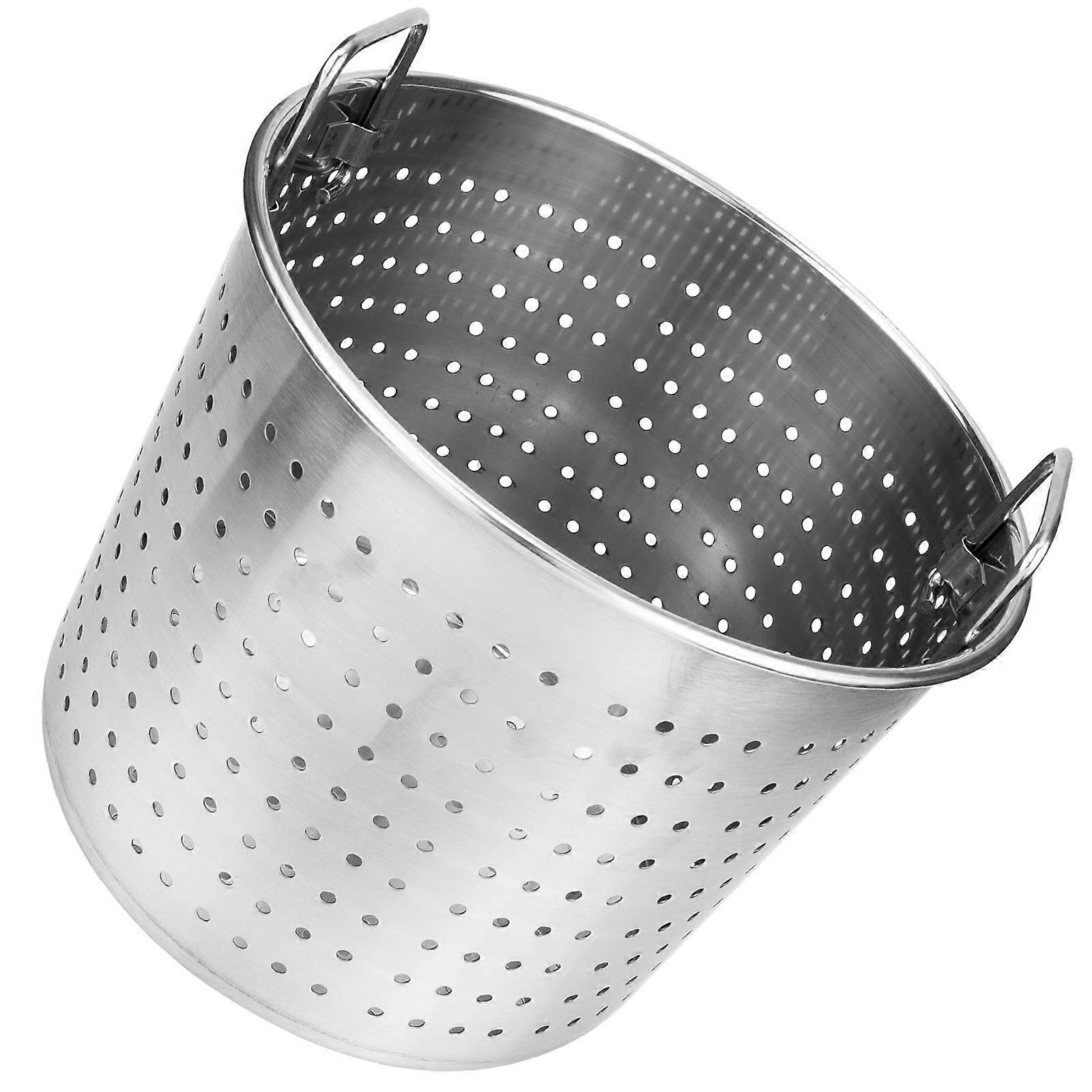 Stainless Steel Crawfish Boiler Pot With Drain Function Suitable For Cooking Seafood 1Set