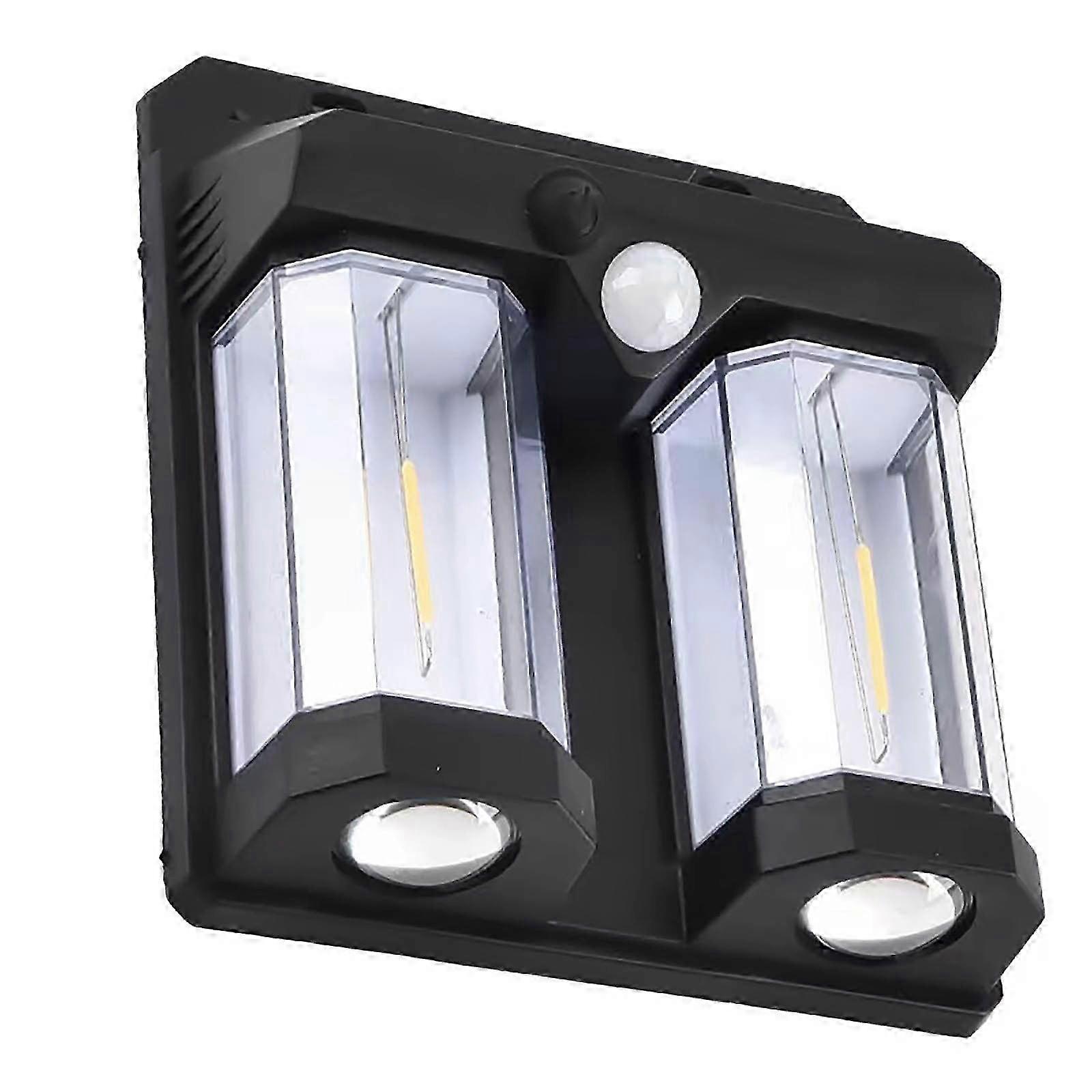 Solar Outdoor Wall Light with 3 Modes & Motion Sensor, Compatible with Yard, Garden, Fence, Courtyard 2025