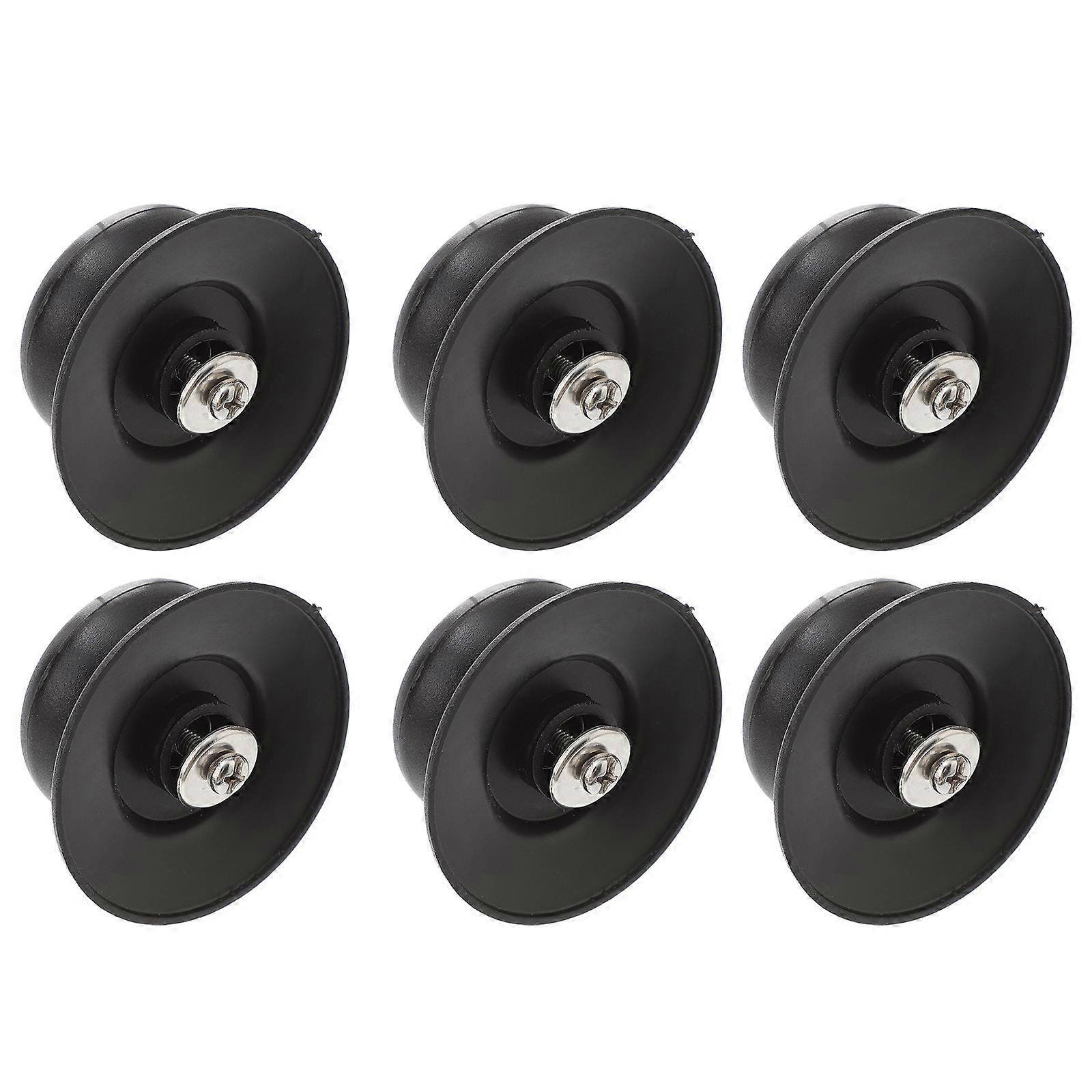 Pot Cover Grip Replacement Knobs for Home Use 18Pcs Black