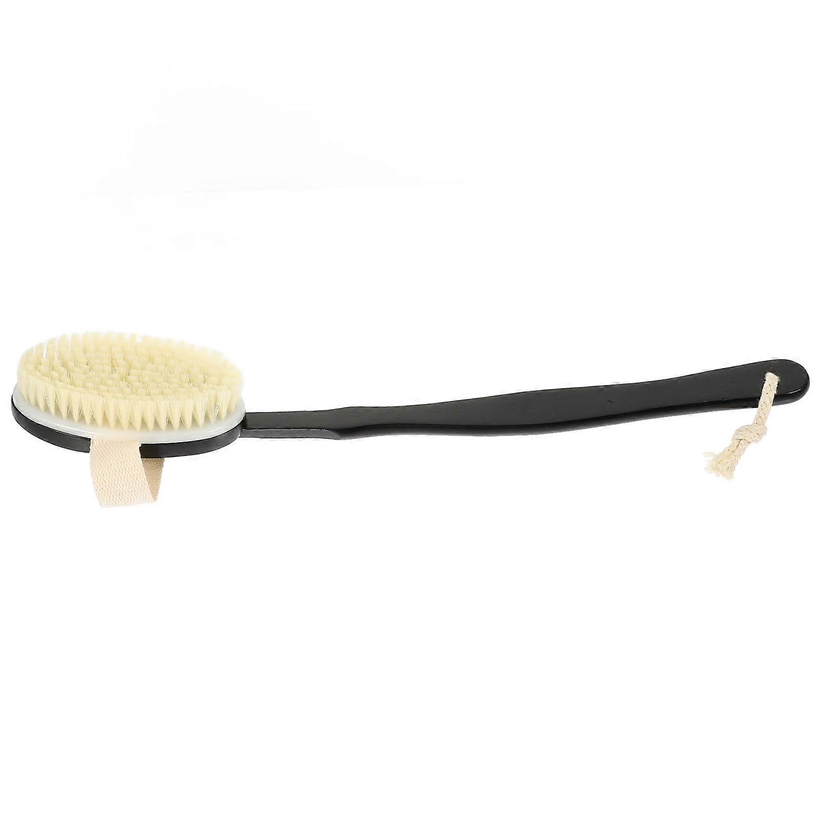 Long Handle Back Cleaner For Shower Use Ergonomic Design 5Pcs Body Bathing Brush