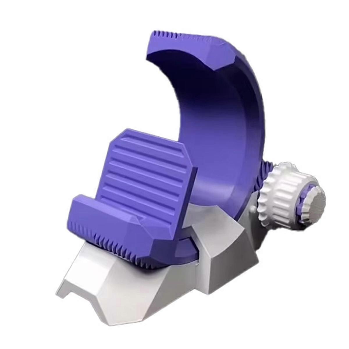Printed Herringbone Gear Phone Stand, Adjustable Desktop Accessory, Portable and Practical Gear Design Purple