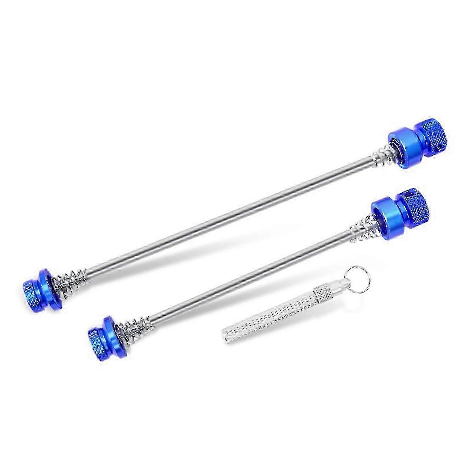 Aluminum Alloy Levers Wheel Locking Skewers Road Bike AntiTheft Quickly Release Skewers Cycling Accessories Enduring gold