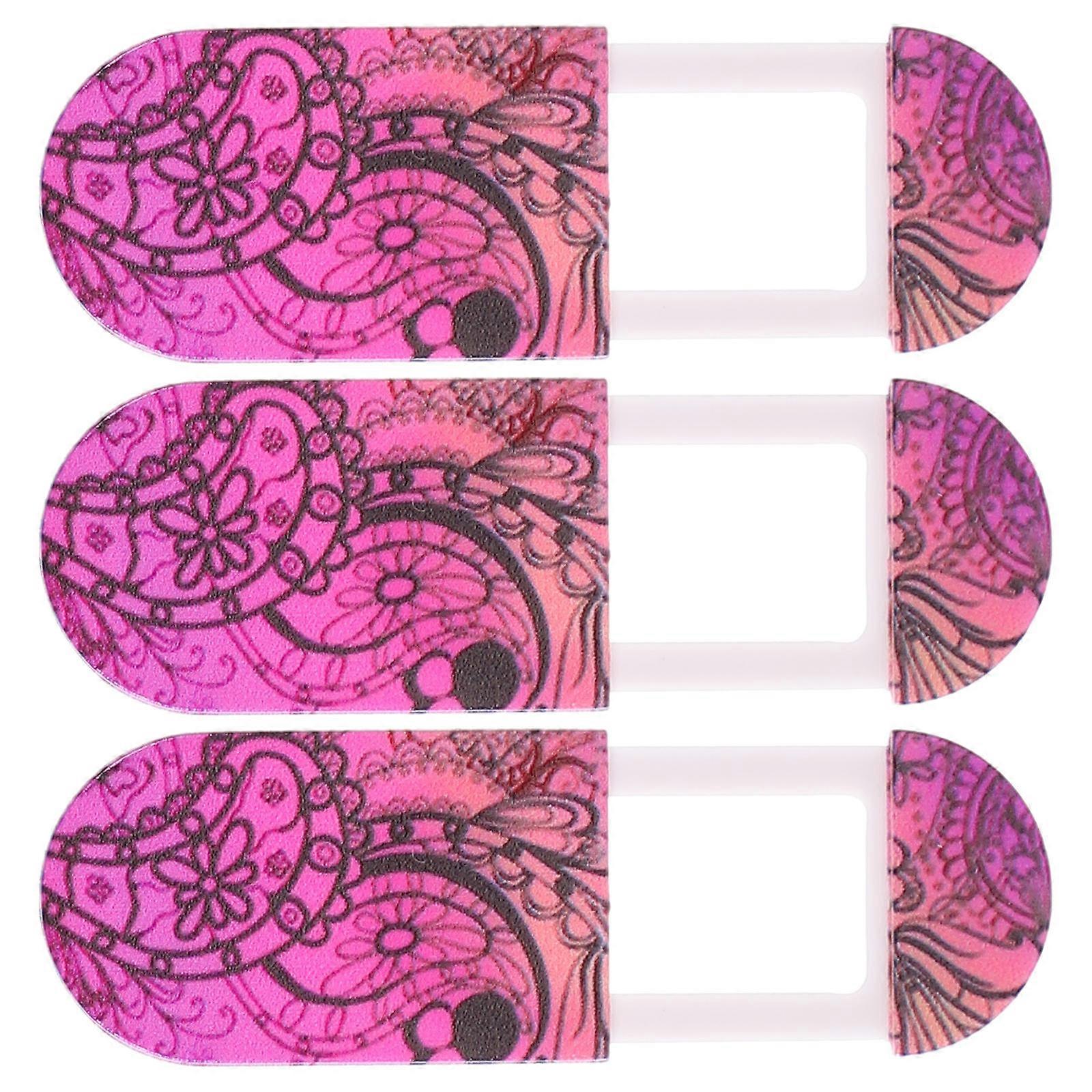 Security Camera Sticker Webcam Covers Anti-Peeping Computer Daily Use 1.1x2.7cm ABS 3Set