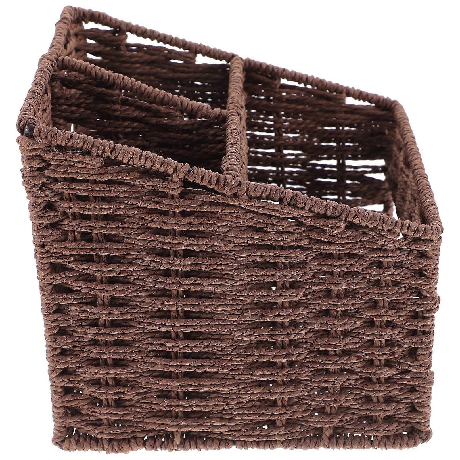 Sundries Storage Box 2Pcs Simple Organizer For General Users Home Use Featuring Material