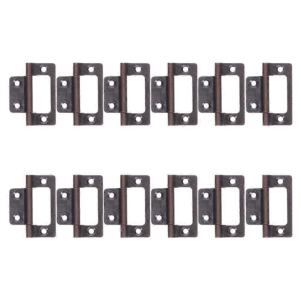 Kitchen Cabinets Cabinet Hinges Iron Silent Flush Design 60Pcs