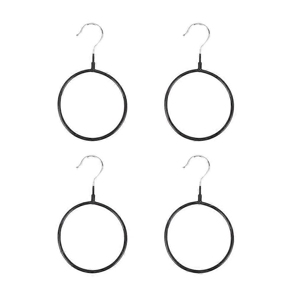 Tie Hanger Multifunctional Hook for Wardrobe Organizer 12Pcs Black