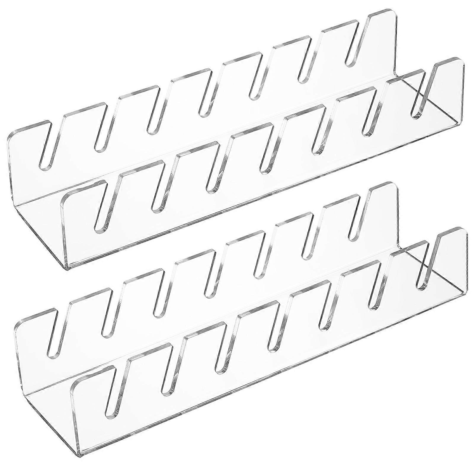 Baseball Cap Rack Acrylic Clear Hat Holder for 4Pcs Caps Display Stand