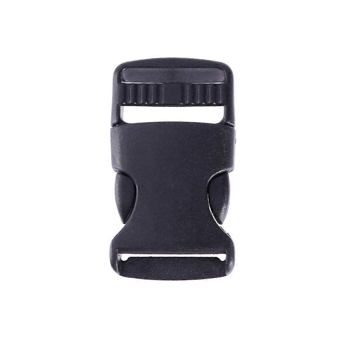 Side Release Buckle for Backpack Strap Plastic Buckle 60Pcs Black