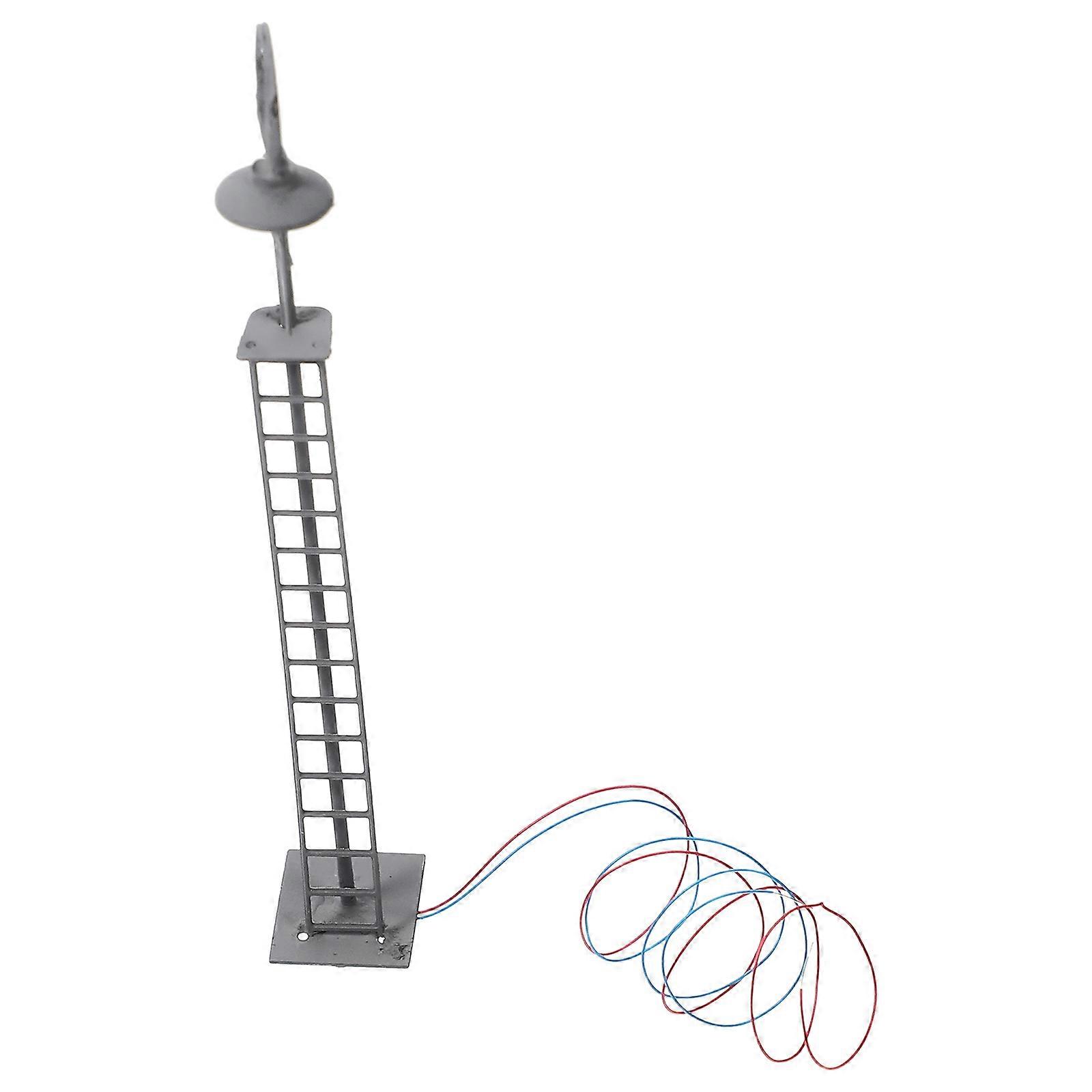 Simulated Light Models Railroad Train Lamp for Decor 3Pcs Mini Props