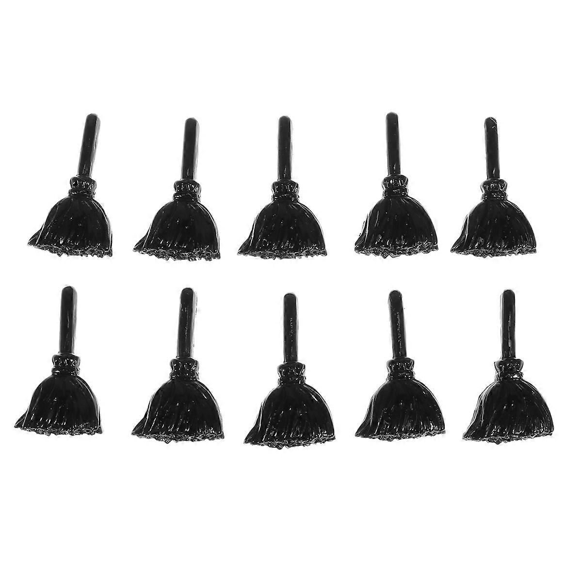 Craft Making Accessory Resin Witches Broom for Decoration 20Pcs