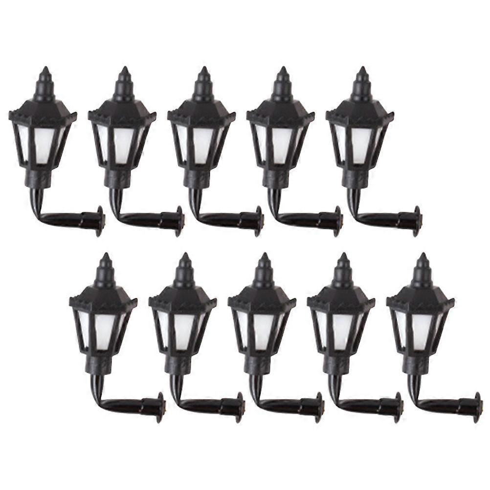 Tiny Wall Lamp Mini Wall Lamp for Sand Table Decoration 40Pcs Set