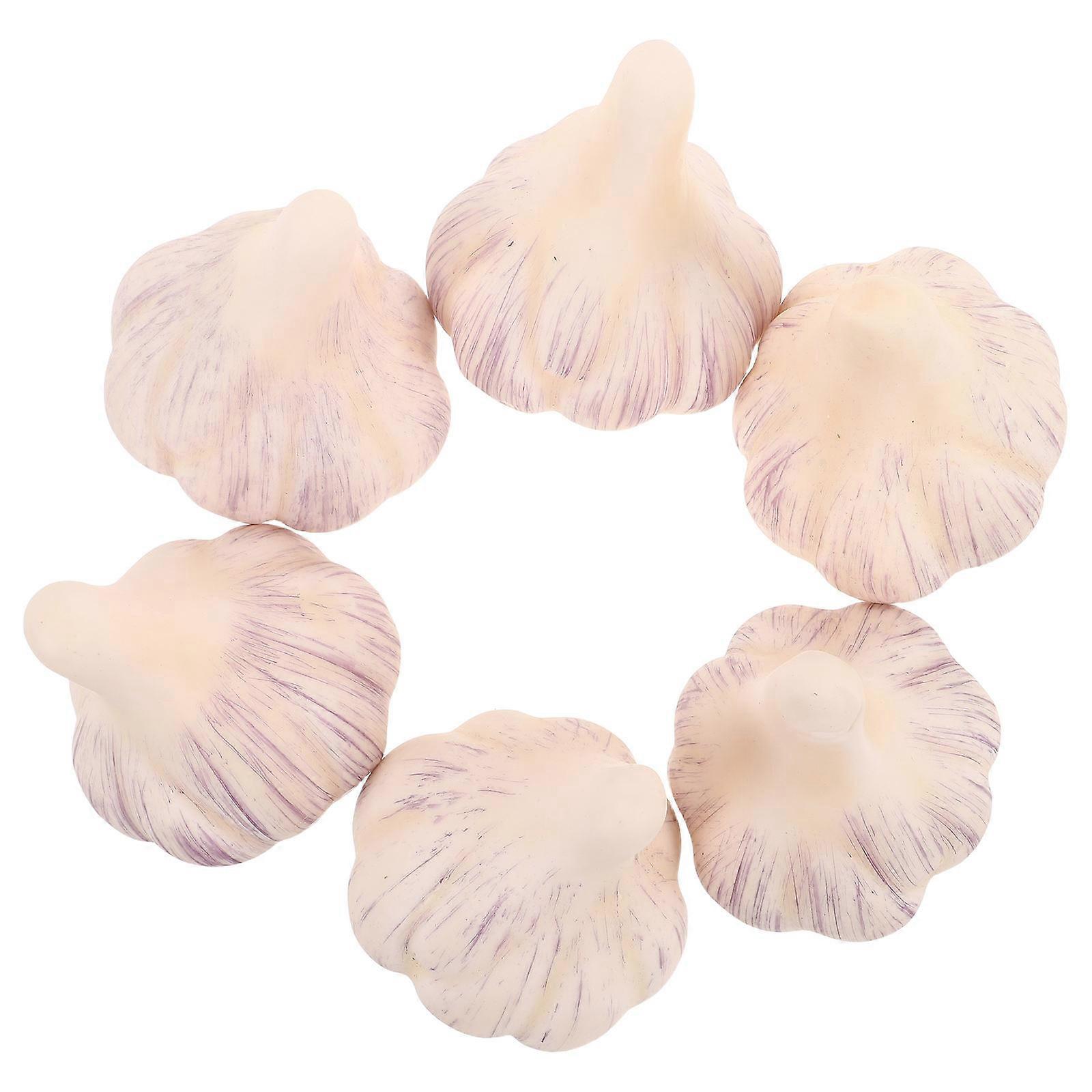 Artificial Garlic Foam Model for Decor 18Pcs Lifelike Vegetable Props